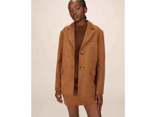 Grace & Mila Blazer in ecopelle scamosciata