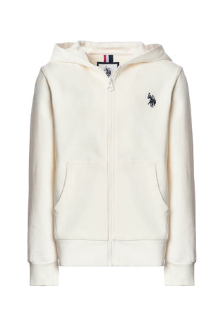 U.S. POLO ASNN. Felpa full zip e cappuccio