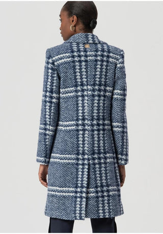 FRACOMINA Cappotto regular midi in tessuto Principe di Galles