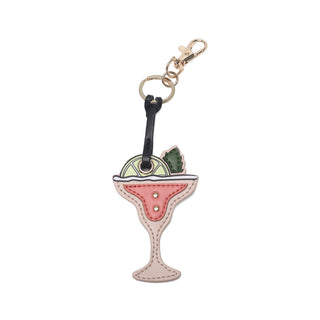 LE PANDORINE Portachiavi charm sagomato con moschettone