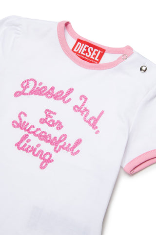 Diesel T-SHIRT Telab T-shirt con ricamo e anelli