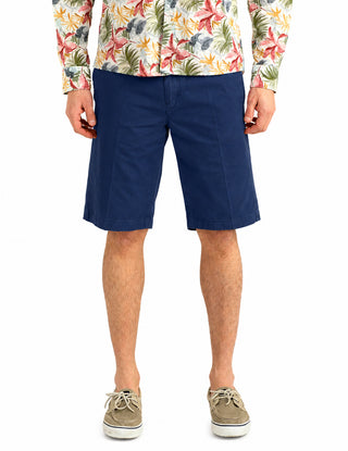 FREDMELLO Bermuda chino in gabardina stretch