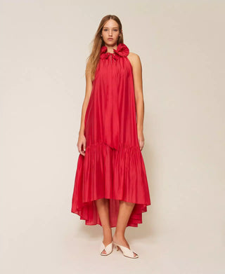 TWINSET ACTITUDE ABITO Abito lungo in voile con volant
