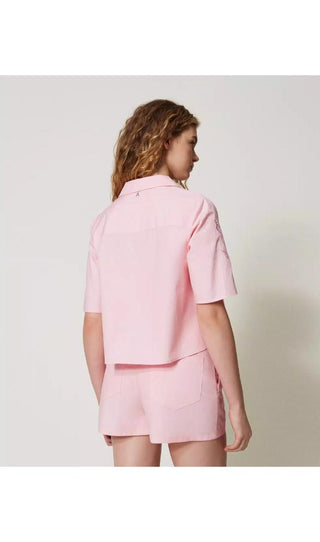 TWINSET ACTITUDE Shorts con ricamo