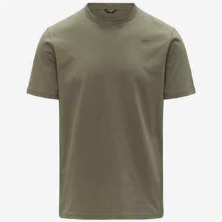 K-WAY T-SHIRT ODOM JERSEY MICRO LETTERING SLIM
