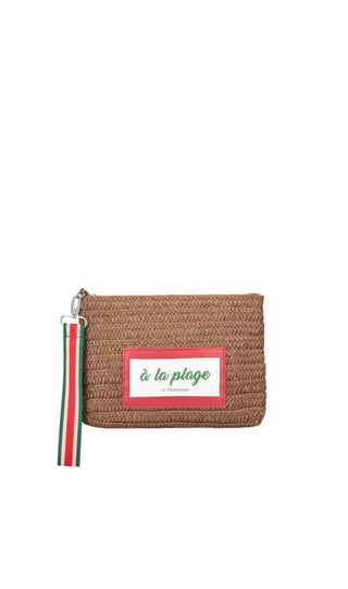 LE PANDORINE Pochette Rafia Chapeau