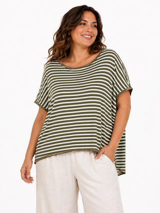 SUSY STAR T-shirt con righe