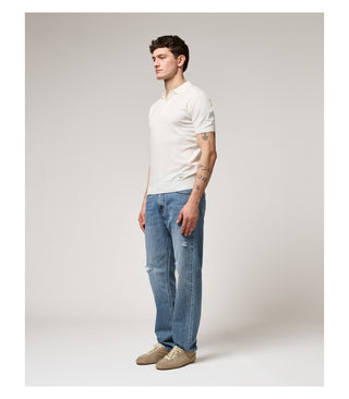 GIANNI LUPO Polo in maglia muscle fit