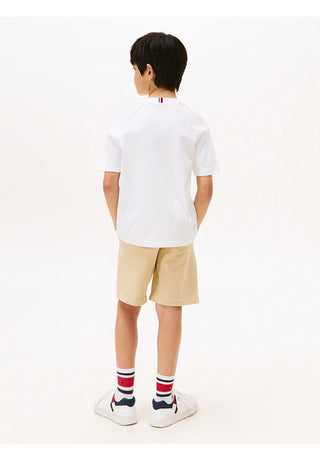 Tommy Hilfiger T-shirt con maniche raglan e mix di loghi