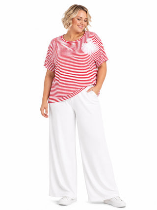 SUSY STAR T-SHIRT con spilla