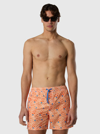 NORTH SAILS Boxer da bagno con stampa grafica