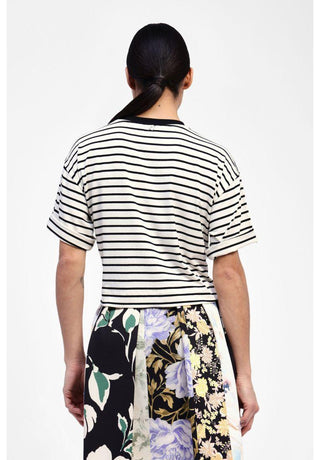 DIXIE T-shirt a righe maniche corte
