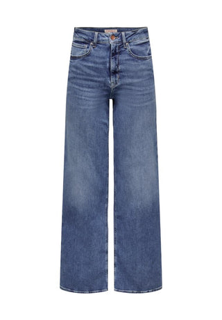 Only ONLMADISON Vita alta Wide Leg Fit Jeans