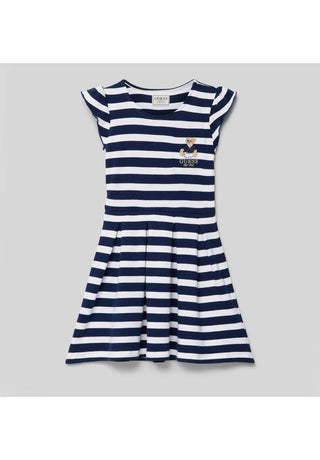 GUESS Abito in cotone a righe