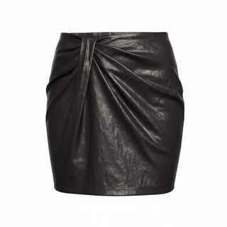 MOTEL GONNA Minigonna in ecopelle