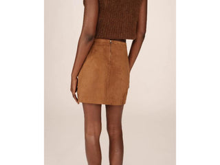 Grace & Mila Gonna corta effetto suede