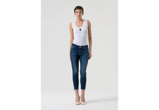 FRACOMINA FP25WV9002D46002 JEANS Jeans slim cropped effetto push up
