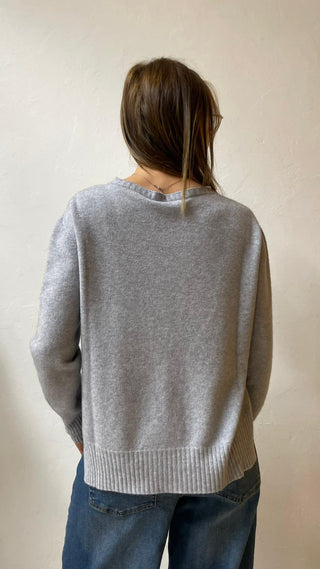 Fairly Maglia over con scollo a barchetta