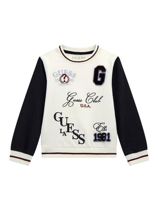GUESS Felpa logo ricamato