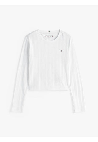 Tommy Hilfiger T-shirt extra slim fit a maniche lunghe