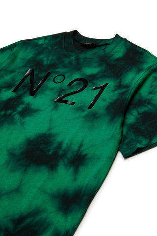 N°21 T-Shirt in cotone tie-dye