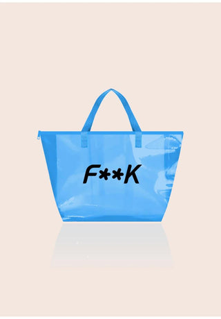 F**K Bag con logo dotata di chiusura con zip