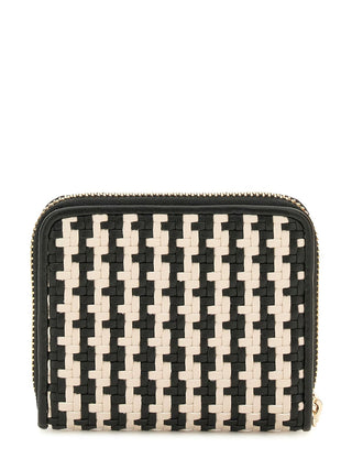 GUESS Mini portafoglio Mirema intrecciato
