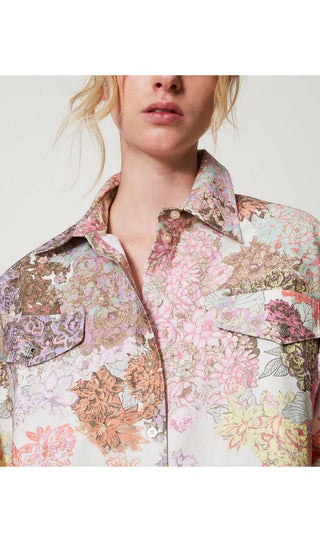 TWINSET ACTITUDE Camicia a fiori
