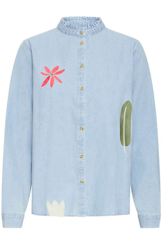 ICHI CAMICIA Coreana in denim