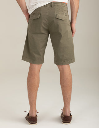 FREDMELLO Bermuda in twill di satin stretch