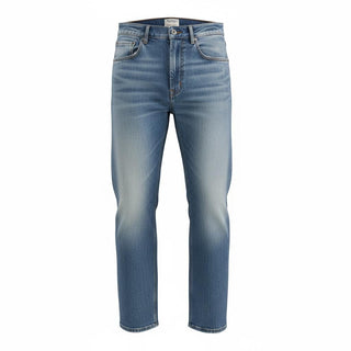 ROY ROGER'S Pantalone Week Work in denim washed con lavaggio medio.