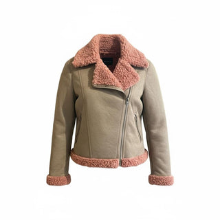 BOMBOOGIE JWMETZPSF5 GIACCA Biker in Ecopelle Scamosciata