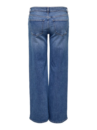 Only ONLJUDY-O Vita bassa Straight Fit Jeans