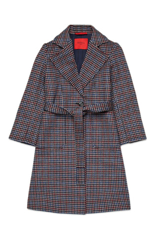 MAX&Co. Cappotto in panno di lana check
