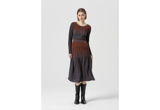 FRACOMINA FS25WT7007K558Q7 MAGLIA Maglia slim a coste con lana e lurex