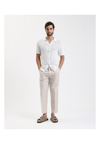 GIANNI LUPO Polo in maglia traforata