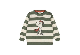 MELBY 44B0032KPNU MAGLIA Maglia in tricot rigato tema Peanuts