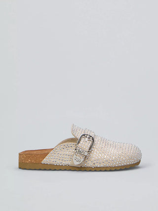 OVYE' Mules In Camoscio Con Strass
