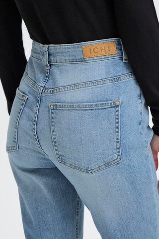 ICHI Jeans a vita alta a zampa IHTWIGGY