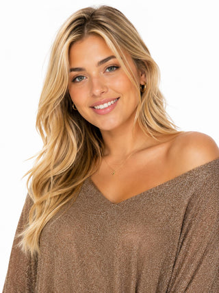 SUSY STAR Maxi Maglia in lurex