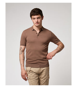 GIANNI LUPO Polo in maglia muscle fit
