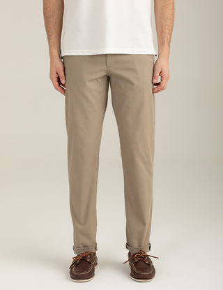 FREDMELLO Pantalone chino in dobby stretch