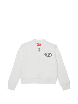 Diesel FELPA Skippy Felpa con zip e ricamo