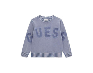 GUESS N5YR05Z3OK1 MAGLIA Maglioncino in puro cotone con maxi logo