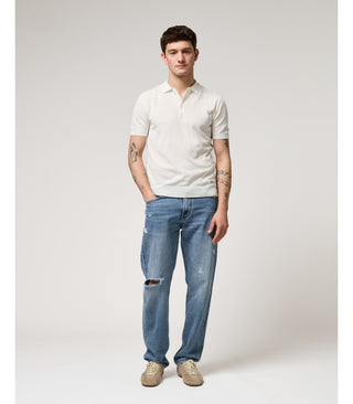 GIANNI LUPO Polo in maglia muscle fit