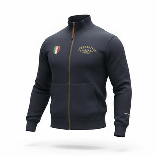 AERONAUTICA ITALIANA ARI5FP011268U FELPA Felpa full-zip con patch