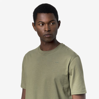 K-WAY T-SHIRT ODOM JERSEY MICRO LETTERING SLIM