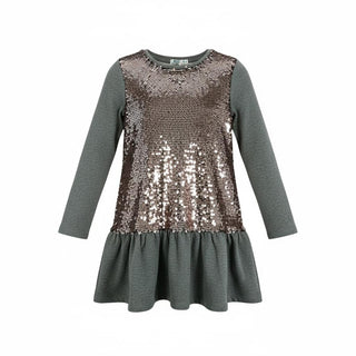 MELBY 40A0353 ABITI Abito in paillettes a maniche lunghe