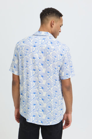 BLEND Camicia con colletto in fantasia