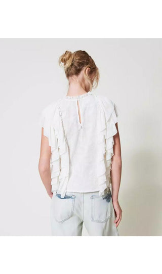 TWINSET ACTITUDE Blusa in mussola